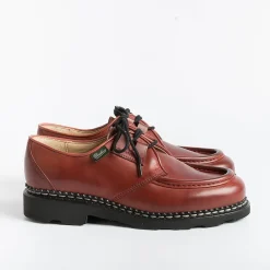 Paraboot Derby And Oxford Shoes* - 212306 - Lace-Up Beaubourg/Griff - Lis Rouge/Red