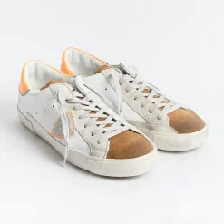 Philippe Model Paris Sneakers*Philippe Model - Prlu Wx25 Sneakers - Parisx - Leather Orange