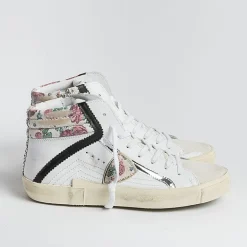 Philippe Model Paris Sneakers*Philippe Model - Sneakers Prhd Vfg1 - Paris High - White Fleurs