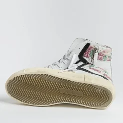 Philippe Model Paris Sneakers*Philippe Model - Sneakers Prhd Vfg1 - Paris High - White Fleurs