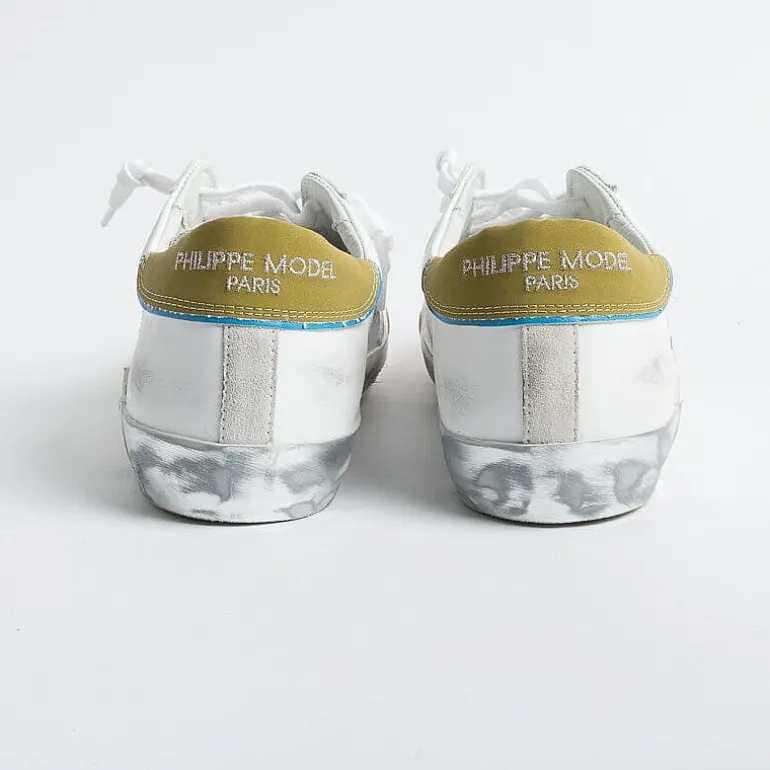 Philippe Model Paris Sneakers*Philippe Model - Sneakers Prlu Vre2 - Parisx - Mustard White