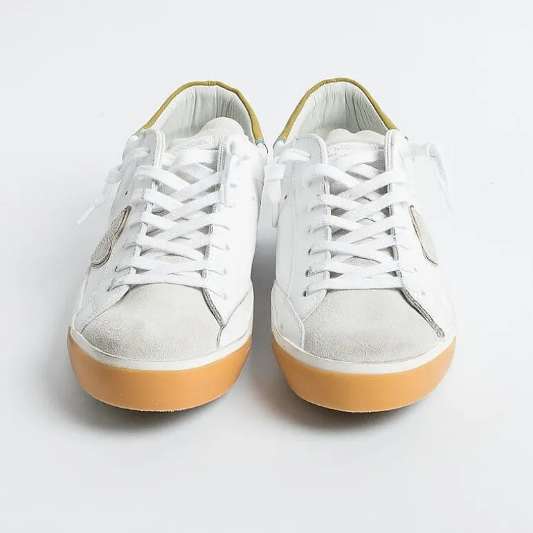 Philippe Model Paris Sneakers*Philippe Model - Sneakers Prlu Vre2 - Parisx - Mustard White