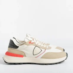 Philippe Model Paris Sneakers*Philippe Model - Sneakers Atlu Wp02 - Antibes - Beige/Red