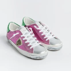 Philippe Model Paris Sneakers*Philippe Model - Sneakers Prld Mm01 - Parisx - Metal Fuchsia