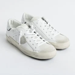 Philippe Model Paris Sneakers*Philippe Model - Sneakers Prld Vpg1 - Parisx - Silver Reptile Print