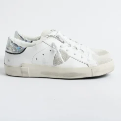 Philippe Model Paris Sneakers*Philippe Model - Sneakers Prld Vpg1 - Parisx - Silver Reptile Print