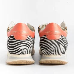 Philippe Model Paris Sneakers*Philippe Model - Sneakers Tzld An10 - Tropez - Pop Animal Orange