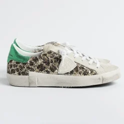 Philippe Model Paris Sneakers*Philippe Model - Sneakers Prld Glm1 - Parisx - Leopard Glitter