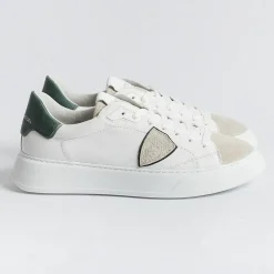Philippe Model Paris Sneakers*Philippe Model - Temple Sneakers - Btlu Wx10 - White Green
