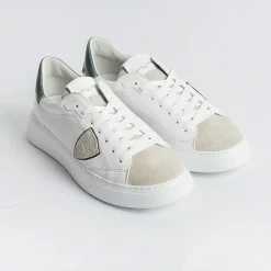 Philippe Model Paris Sneakers*Philippe Model - Temple Sneakers - Btlu Wx10 - White Green