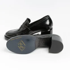POESIE VENEZIANE Loafers* - Decollete Moccasin - Sma23 - Black Abraded