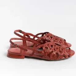 PONS QUINTANA Low Sandals* - Flat Sandals Elba 10302 - Red