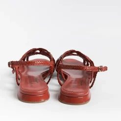 PONS QUINTANA Low Sandals* - Flat Sandals Elba 10302 - Red