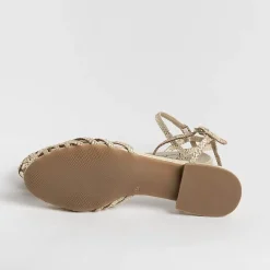 PONS QUINTANA Low Sandals* - Flat Sandals Elba 10308 - Platinum