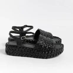 PONS QUINTANA Sandals With Heel* - Sandals With Heels - Forli 10318 - Black