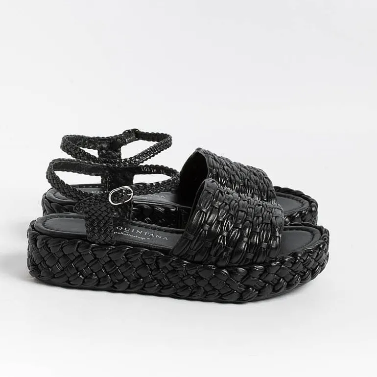 PONS QUINTANA Sandals With Heel* - Sandals With Heels - Forli 10318 - Black