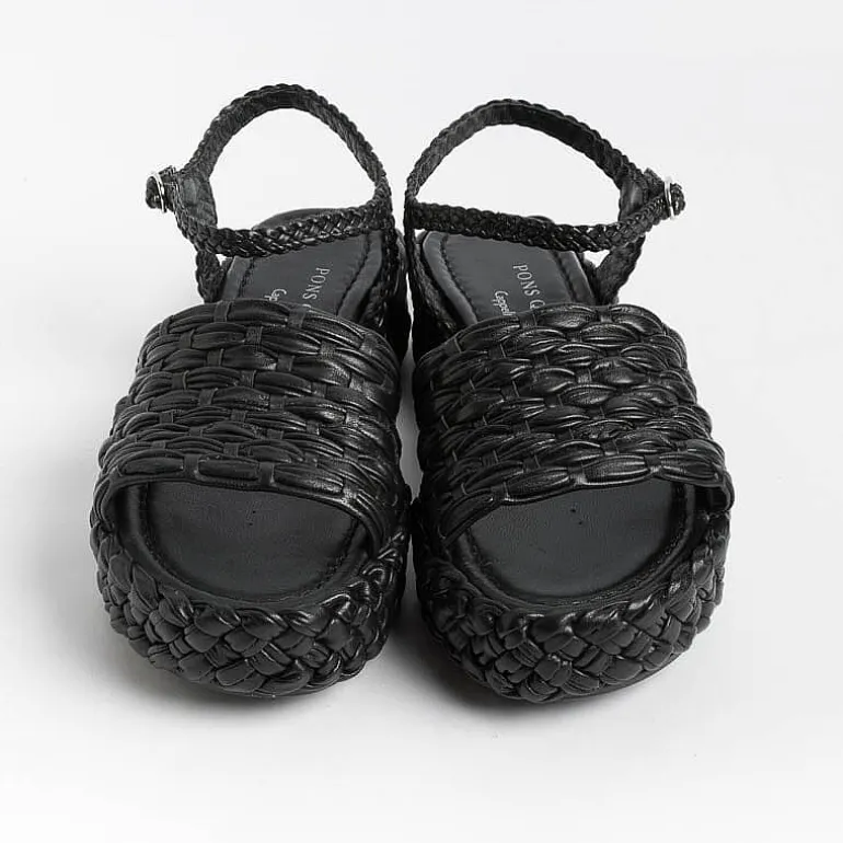 PONS QUINTANA Sandals With Heel* - Sandals With Heels - Forli 10318 - Black