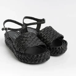 PONS QUINTANA Sandals With Heel* - Sandals With Heels - Forli 10318 - Black