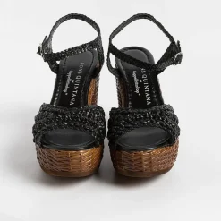 PONS QUINTANA Sandals With Heel* - Sandals With Heels - Cannes - 10425 - Black