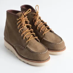Red Wing - Collezione Donna Ankle Boots*Red Wing - Ankle Boot 3377 Moc Toe Olive Suede