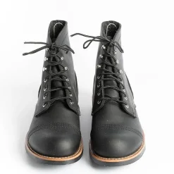 Red Wing Shoes Combat Boots*Red Wing - Polish 8084 - Iron Ranger - Black