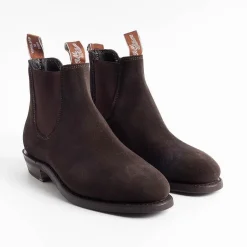 R.M. Williams - Collezione Donna Ankle Boots*Rm Williams - Adelaide Rubber Sole Boot - Suede Chocolate