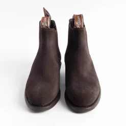 R.M. Williams - Collezione Donna Ankle Boots*Rm Williams - Adelaide Rubber Sole Boot - Suede Chocolate