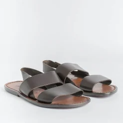SACHET - Calzature Collezione Uomo Sandals*Sachet - Flat Sandal 500 X - Dark Brown