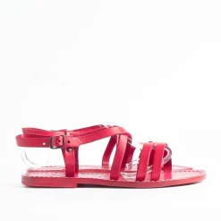 SACHET - Calzature Low Sandals*Sachet - Flat Sandals - Freetime - 531 Tuf - Red