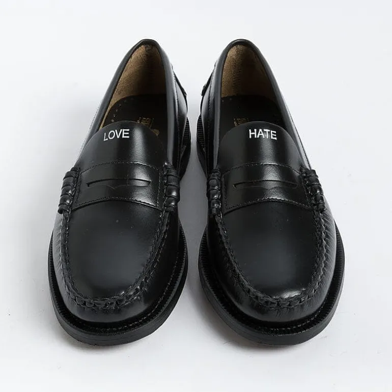 Sebago Loafers* - Moccasin Dan 72114Hw - Black