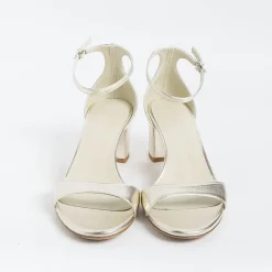 SERGIO LEVANTESI Ceremony - Shoes And Clutches* - Sandals With Heels - Easy - Platinum Laminate