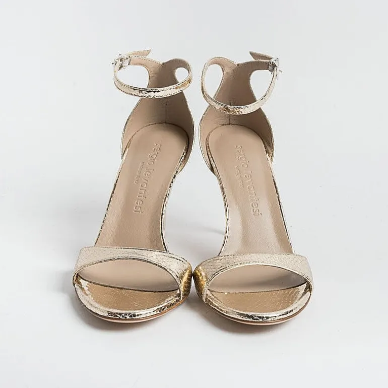 SERGIO LEVANTESI Ceremony - Shoes And Clutches* - Sandals With Heels - Have - Aspis Platinum