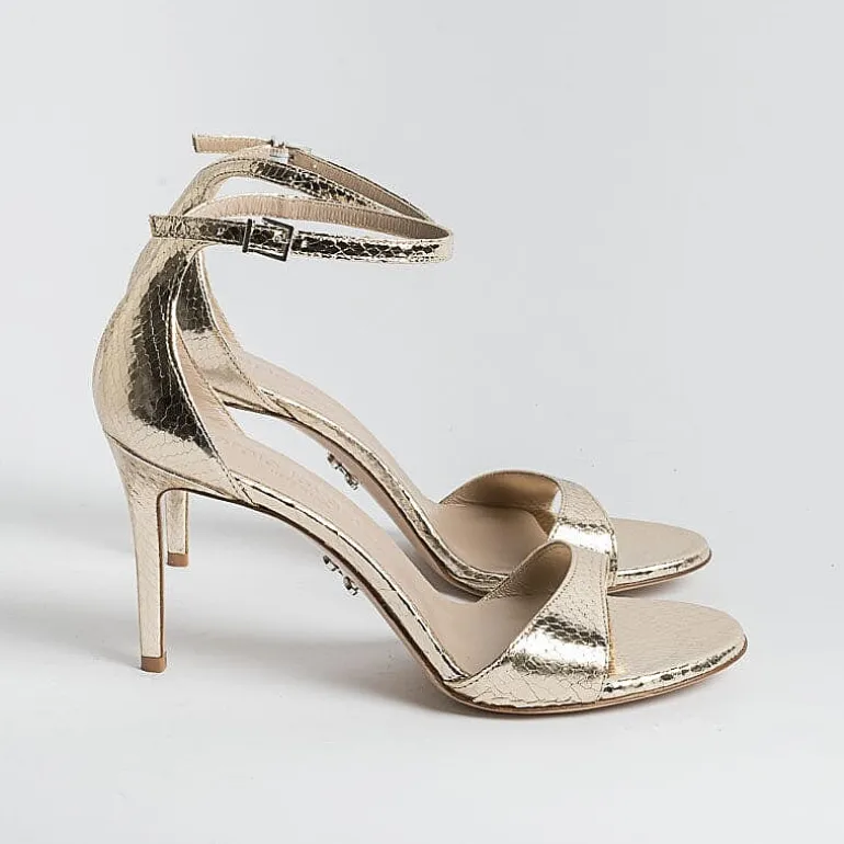 SERGIO LEVANTESI Ceremony - Shoes And Clutches* - Sandals With Heels - Have - Aspis Platinum