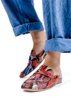 STURLINI Sabots And Sleepers* - Sabot Ar-26004 - Multicolored Python Print