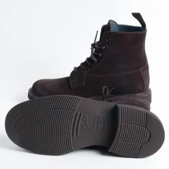 Tricker's Combat Boots* - Burford Coffee Reversed