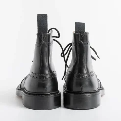 Tricker's Combat Boots* - Combat Boot - Black Stow - Leather Bottom