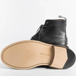 Tricker's Combat Boots* - Combat Boot - Black Stow - Leather Bottom