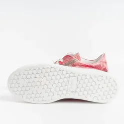 VALSPORT 1920 Sneakers*Valsport - Tournament Sneakers - Crack Red Glitter Bordeau