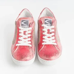 VALSPORT 1920 Sneakers*Valsport - Tournament Sneakers - Crack Red Glitter Bordeau