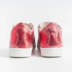 VALSPORT 1920 Sneakers*Valsport - Tournament Sneakers - Crack Red Glitter Bordeau