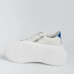 VALSPORT 1920 Sneakers*Valsport - Tournament Up Sneakers - Vt2215W - White Silver Laminate