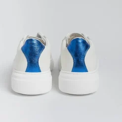 VALSPORT 1920 Sneakers*Valsport - Tournament Up Sneakers - Vt2215W - White Silver Laminate