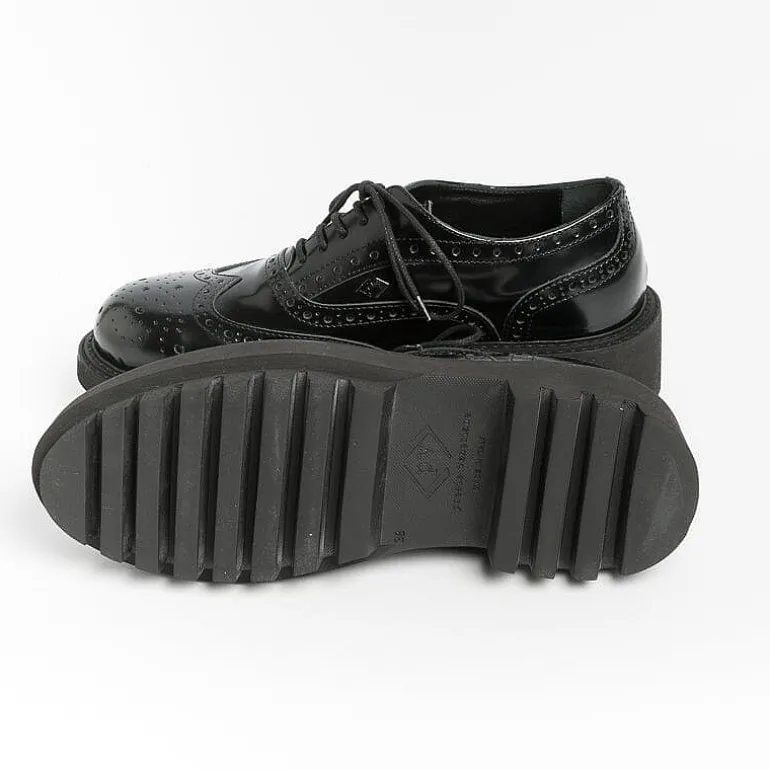 POESIE VENEZIANE Derby And Oxford Shoes*Venetian Poems - Laced - Fsl25 - Black Abrasive