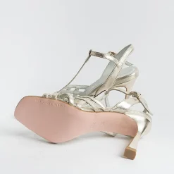 POESIE VENEZIANE Sandals With Heel*Venetian Poems - Sandals With Heel -B80 - Platinum