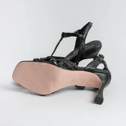 POESIE VENEZIANE Sandals With Heel*Venetian Poetry - Sandals With Heel -B80 - Black