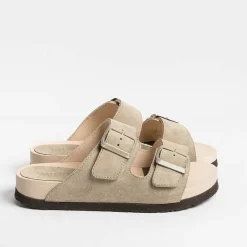 WUD Low Sandals* - Flat Sandals - Root - Antelope